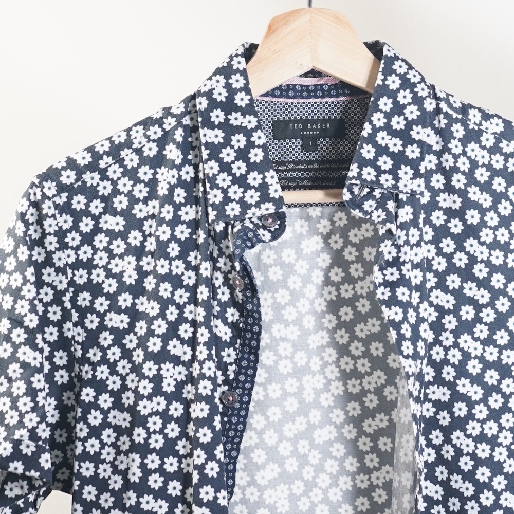 Ted Baker Short Sleeve Floral Shirt